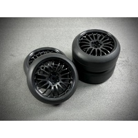 Absima 1:10 Drift Wheel Set ""The Pimp"" black (4)