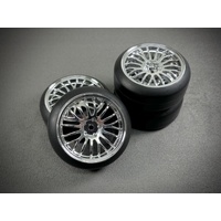 Absima 1:10 Drift Wheel Set "The Pimp" chrome (4)