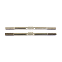 ####FT Titanium Turnbuckles, 3x58 mm/2.30 in, silver