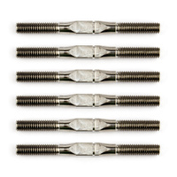 FT 1:14 Titanium Turnbuckle Set, silver, 35 mm/1.37 in