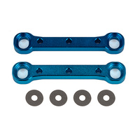 SR7 Arm Mounts A & B, blue aluminum