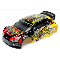 ###ProRally Rockstar body, black/yellow