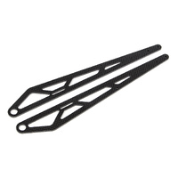 DR10M Wheelie Bar Suspension Arms, carbon fiber