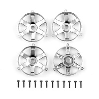 DC10 FT Adjustable Wheel Face Plates, silver