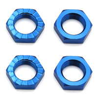 FT Wheel Nuts, 17 mm, blue aluminum