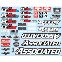 #### RC8B3.2 Decal Sheet