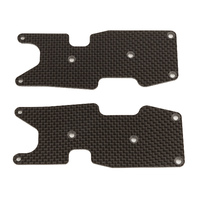 RC8T3.2 FT Rear Suspension Arm Inserts, 1.2mm, carbon fiber