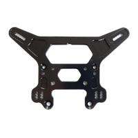 RC8T3.2 Rear Shock Tower, black aluminum