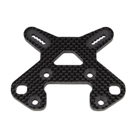 RC8B4 FT Front Shock Tower, carbon fiber