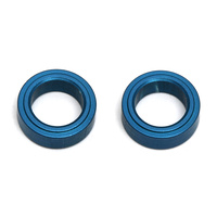 Rear Axle Spacers, narrow, blue aluminum