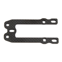 RC10F6 FT Front Top Plate, forward servo, carbon fiber