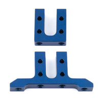 RC10F6 FT Forward Servo Mount, blue aluminum