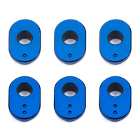 #### RC10F6 FT Caster Bushings, blue aluminum