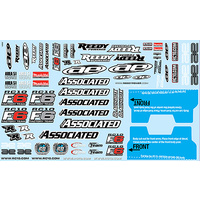 RC10F6 Decal Sheet