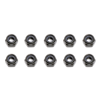 Locknuts, M4, black