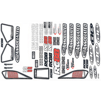 RC8B Decal Sheet