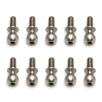 Heavy-duty Ballstuds, 6 mm, long neck