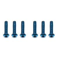 #### FT Screws, M3x14 mm BHCS, blue aluminum