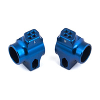 RC10B6 FT Blue Aluminum Rear Hubs