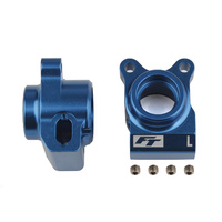 RC10B6.2 FT Rear Hubs, blue aluminum