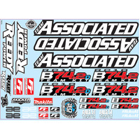 RC10B74.2 Decal Sheet