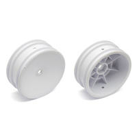 2WD Front Wheels, 2.2 in, 12 mm Hex, white