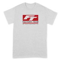 Factory Team Logo T-shirt, white, L