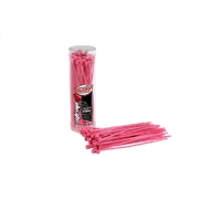 Team Corally - Strap-it - Cable Tie Raps - Pink - 2.5x100mm - 50 pcs