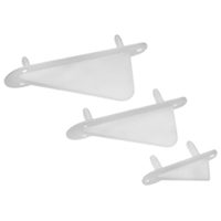 DUBRO 992 2 3/8in WING TIP/TAIL SKID (2/PKG.)