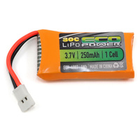 EcoPower "Electron" 1S LiPo 30C Battery Pack (3.7V/250mAh)