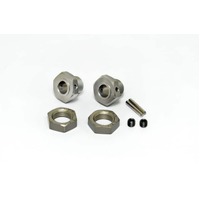 17mm WHEEL HUB SET & ANTI-LOOSE NUT, 2PCS