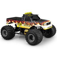 1993 Ford F-250 monster truck Tribute Wheels BIGFOOT body w/ racerback and visor - (7" width & 13" wheelbase)