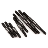 JConcepts - RC10 Classic Fin titanium turnbuckle set - stealth black - 8pc. 