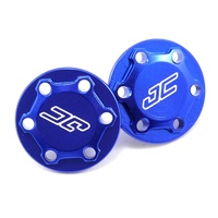 JConcepts - RC10 Finnisher wing buttons - blue