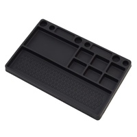 JConcepts parts tray, rubber material - black