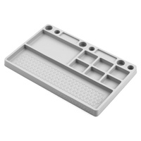 JConcepts parts tray, rubber material - white