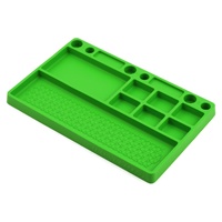 JConcepts parts tray, rubber material - green