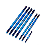 JConcepts - Tekno NT48 2.0 Fin Titanium turnbuckle set, burnt blue - 7pc