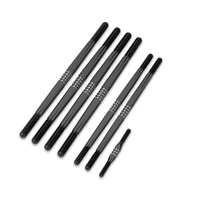 JConcepts - Tekno NT48 2.0 Fin Titanium turnbuckle set, stealth black - 7pc