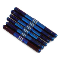 JConcepts - D819 | E819 Fin Titanium turnbuckle kit, burnt blue - 6pc.