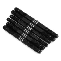 JConcepts - D819 | E819 Fin Titanium turnbuckle kit, stealth black - 6pc.