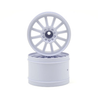 Rulux - 2.8" E-Stampede - Rustler 2wd front and 4x4 F&R wheel (white) - 2pc