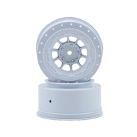 Hazard - Slash rear, Slash 4x4 F&R wheel - (white) - 2pc.