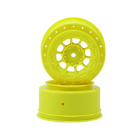 Hazard - Tekno SCT410SL, Losi Ten SCT-E, Ten SCT-Nitro and 22 SCT wheel - yellow - 2pc. 