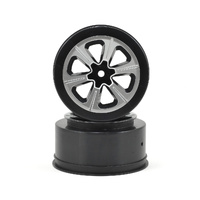 JConcepts 12mm Hex Hustle Short Course Wheels (Black) (2)