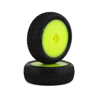 Ellipse - green compound - pre-mounted, yellow wheels (Fits - Losi Mini-B front)