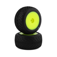 Ellipse - green compound - pre-mounted, yellow wheels (Fits - Losi Mini-T 2.0 | Mini-B rear)