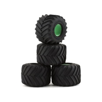 Renegades - blue compound, 1/24th mini monster truck tire - (Fits - 3442 Tribute - 1/24th Mini Monster Truck wheel)