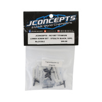 JConcepts - RC10B7 Titanium screw set, lower (black) - 32pc