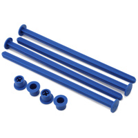 JConcepts - 1/8th truck off-road tire stick - holds 4 mounted tires (blue) - 4pc.